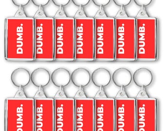 Personalised Promotional Keyrings , Bulk Discounts–Clear Acrylic Custom Key Chain  Bulk Keyrings for Photos, Logos,Gifts & Crafts Charities