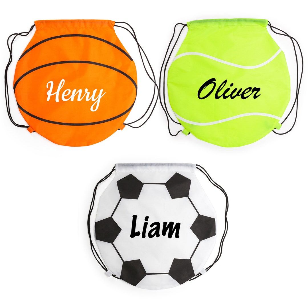 Personalised Drawstring Bag Kids School Bag Personalised Etsy