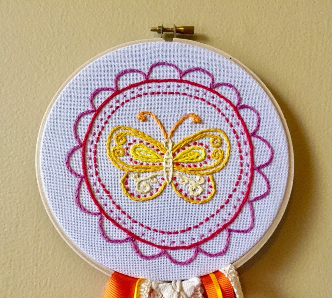 Butterfly Wall Hanging Etsy