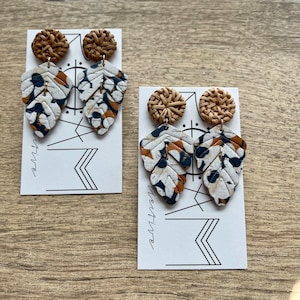 The Delilah Earrings- Deep Floral