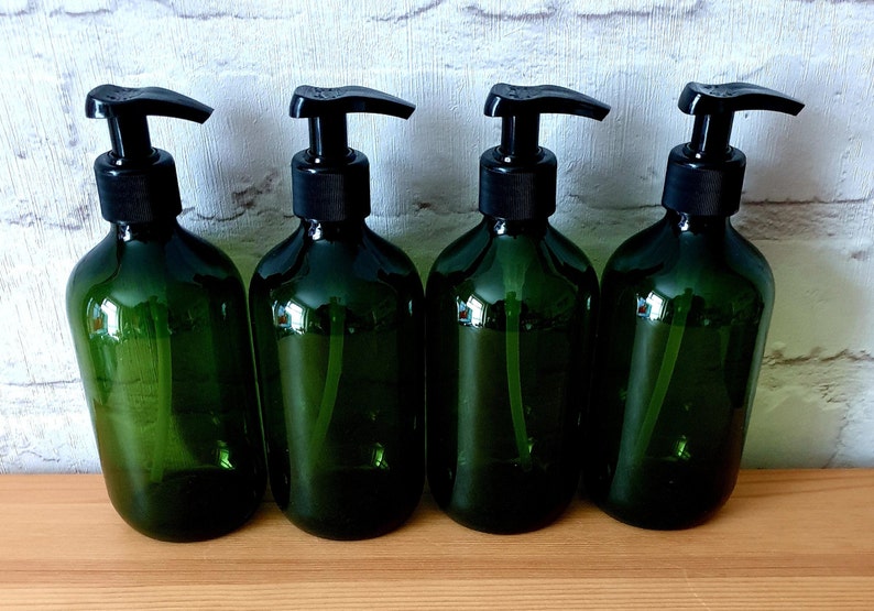 Pack of 4 Luxury Designer Bathroom Bottles. Reusable Etsy