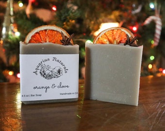 Orange & Clove Handmade Soap 4.5 oz