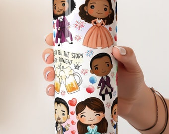 Hamilton Tumbler / Gift for Theater Lover / Custom 20oz Skinny Tumbler / Travel Mug