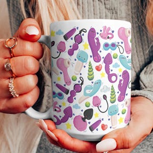 Sex Toy Mug / Funny Adult Humor / Gag Gift / Sexy Coffee Mug / Gift for Her / Bachelorette