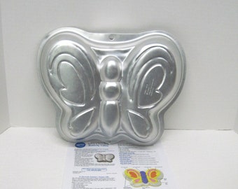 Wilton Butterfly Cake Pan 2105 2079 3 D Butterfly Shaped Metal