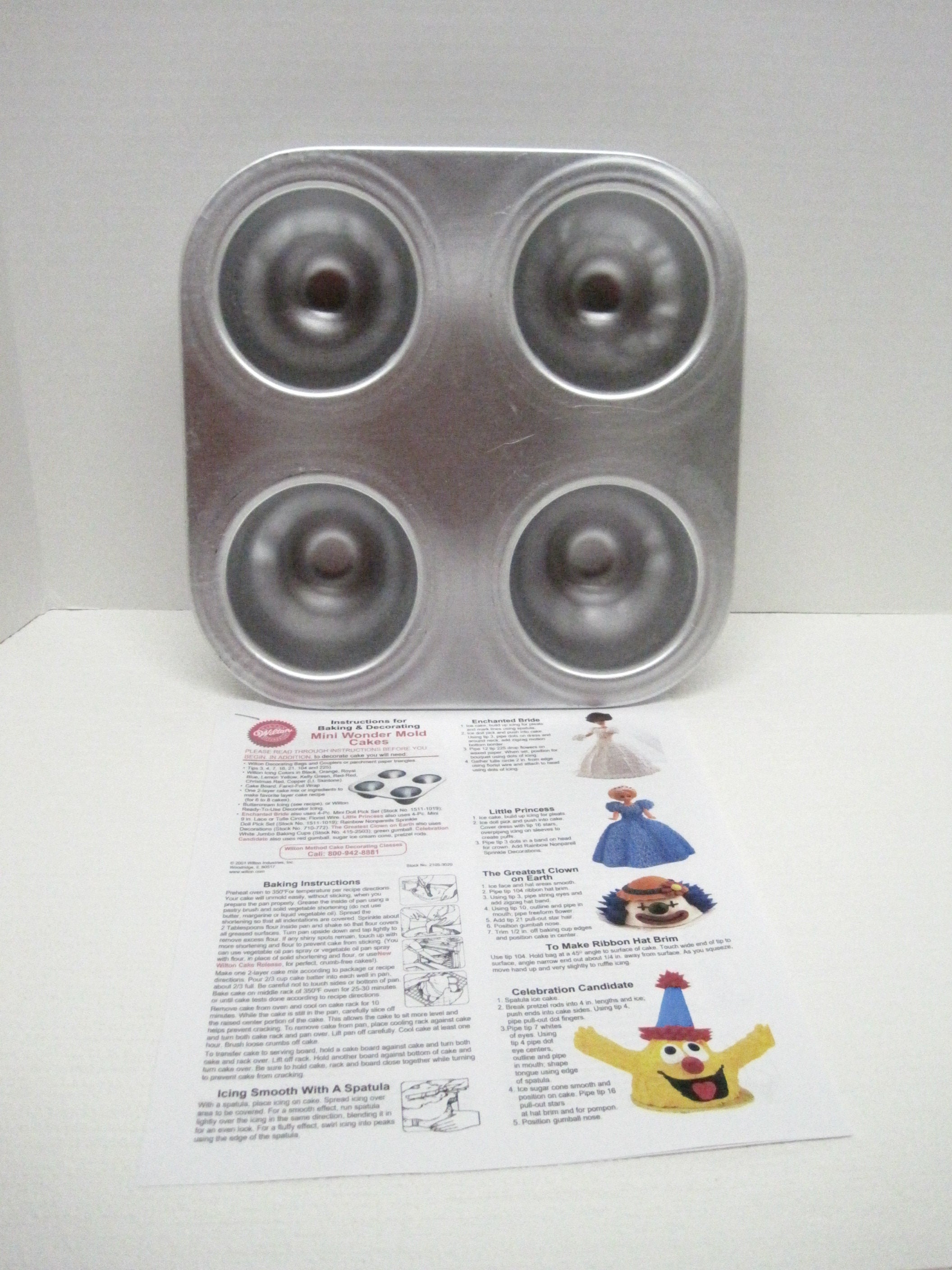 Wilton Mini Wonder Mold Doll Cake Pans # 508-302