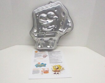Wilton SpongeBob SquarePants Cake Pan #2105-5130, Cartoon Character Metal Mold