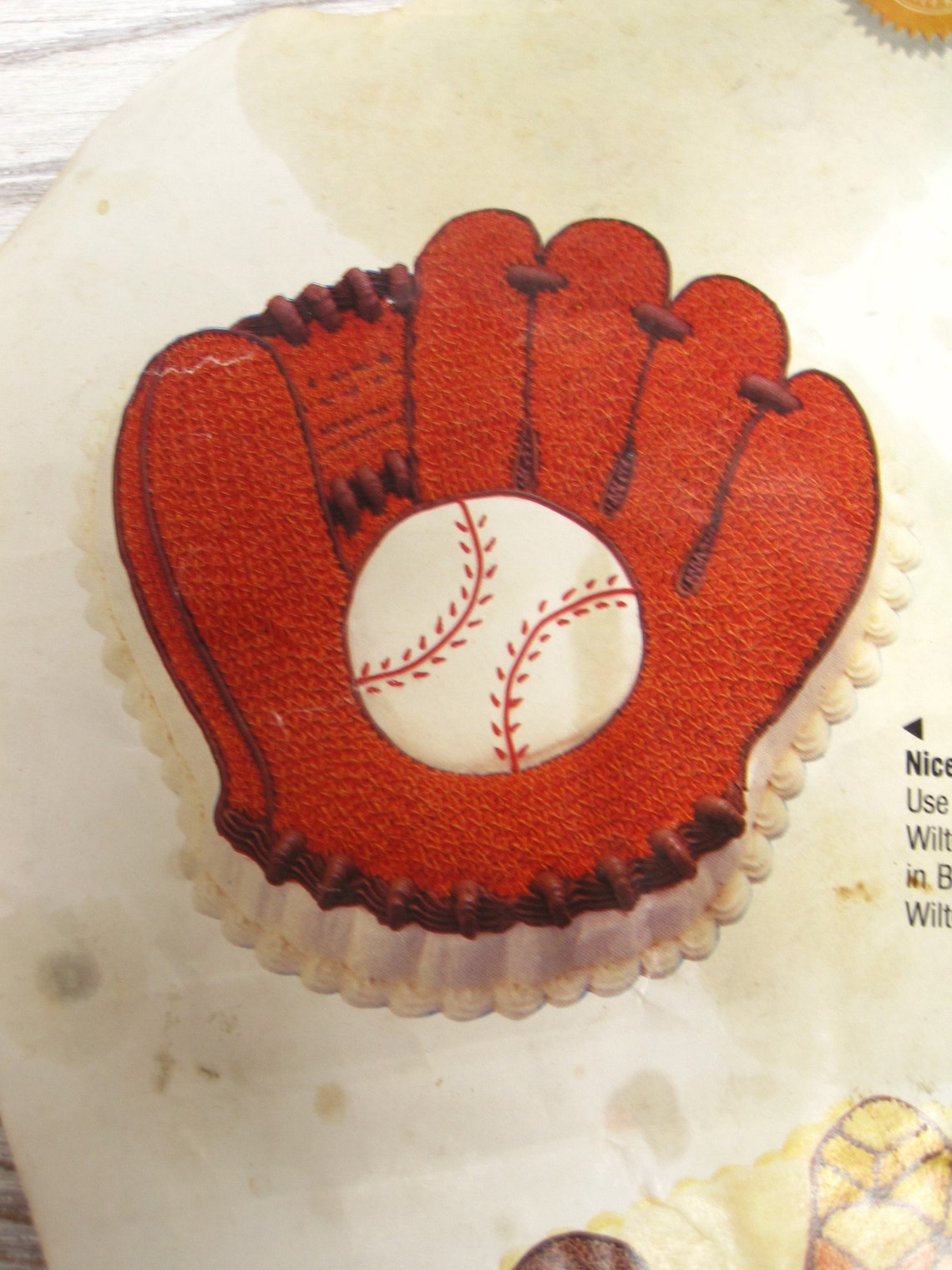 Wilton Baseball Glove & More Cake Pan 21051234 Nice Catch Etsy