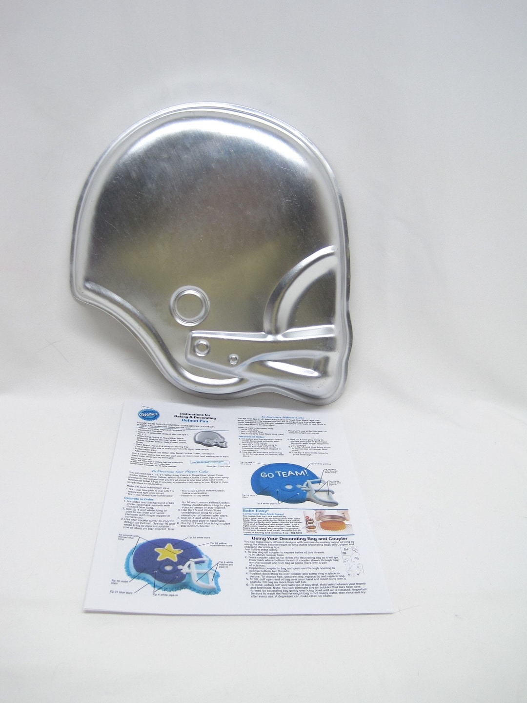 Wilton Sports Helmet Cake Pan 502-2723, Football Helmet Shaped