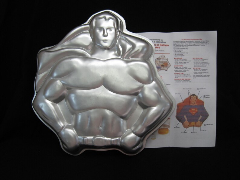 Vintage Wilton Super Hero Cake Pan # 502-1212