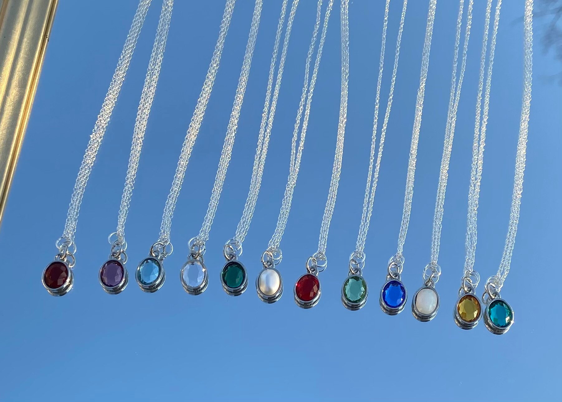 Birthstone necklaces | birthstone | zodiac | month | birthday | gift …