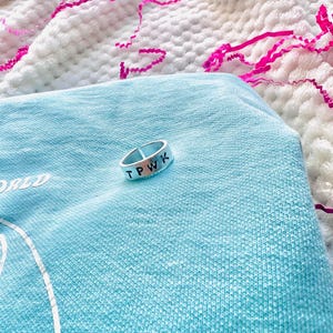 TPWK RINGS | stamped rings | adjustable rings | Harry styles | ring | treat people with kindness | Harry styles ring | one direction | gift