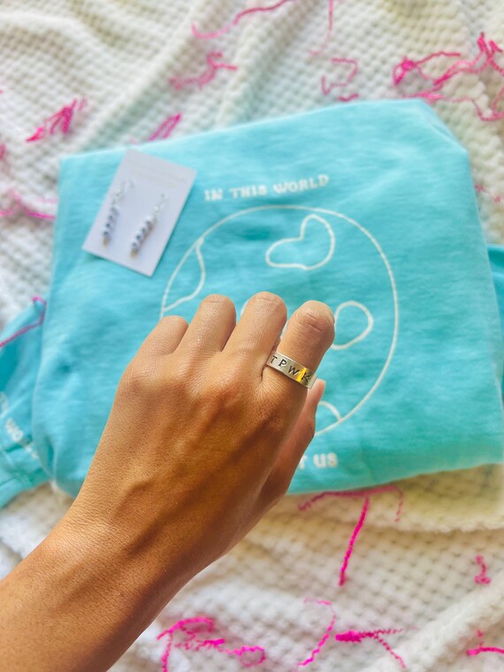 TPWK RINGS Stamped Rings Adjustable Rings Harry Styles