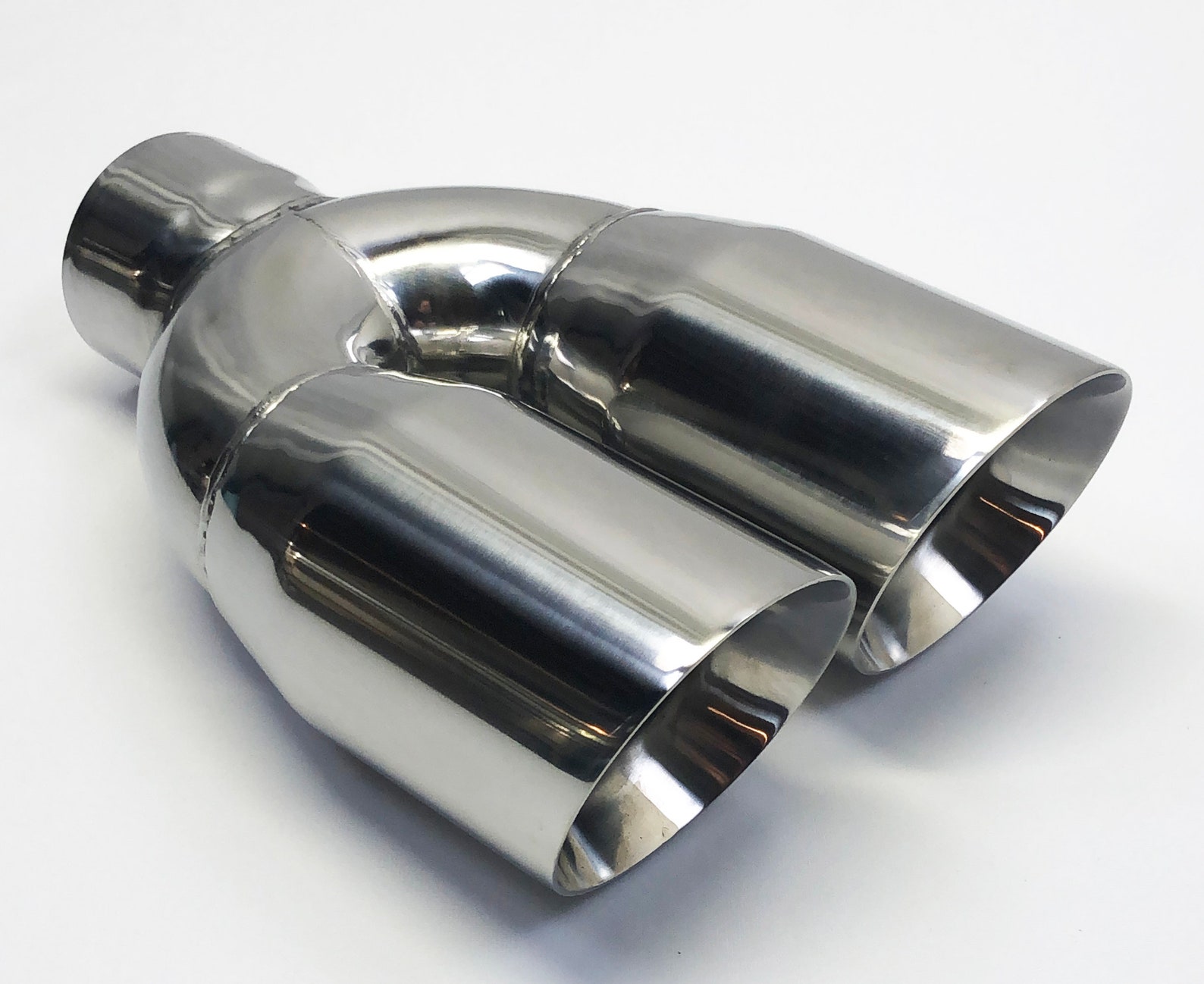 Exhaust Tip 3.00 Inlet Dual 4.00 X 12.00 Long Round Etsy Canada