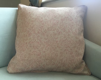 Exquisite Noble French Heraldry Linen in Dusky Pink or Duck Egg Blue Cushion Covers.