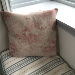 Cushion covers in Cabbages and Roses faded florals!