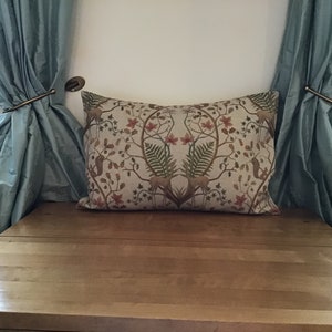 Cushion covers in Angel Strawbridge Woodland fabric