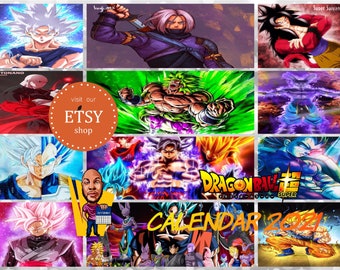 Anime Calendar Etsy Anime Calendar Etsy