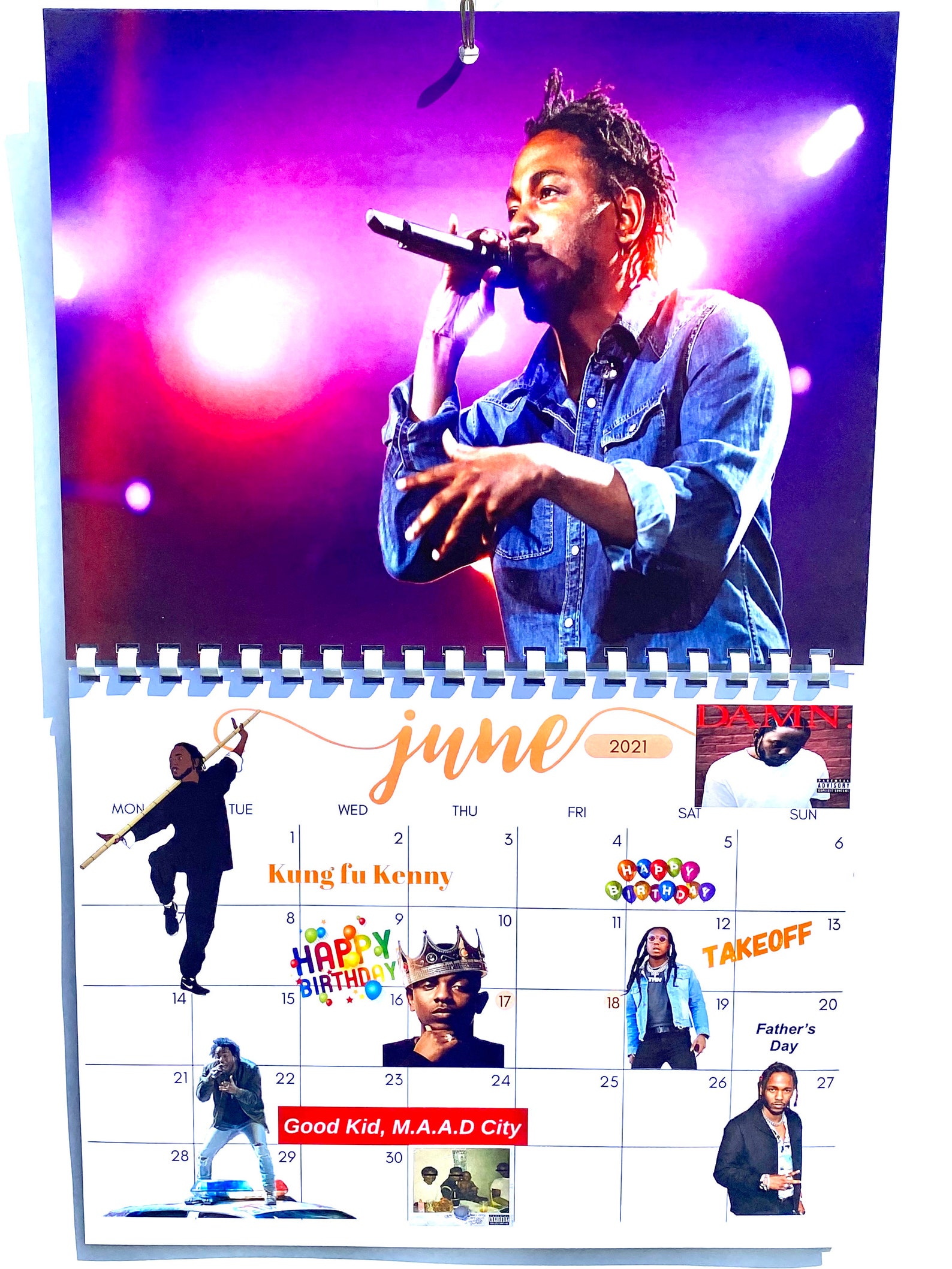 Next Generation of Hip Hop 2021 calendar Etsy