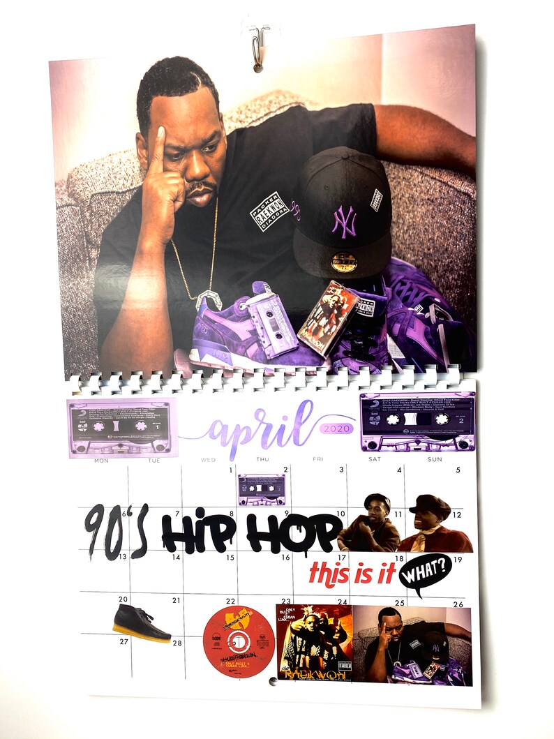 90s Hip Hop Calendar 2020 Etsy