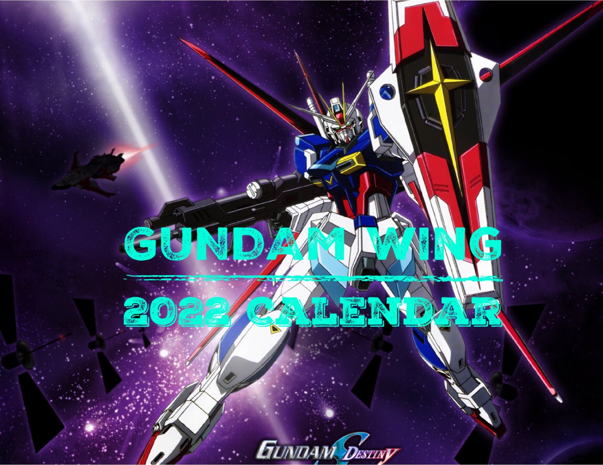 Gundam Wing 22 Calendar Etsy Israel
