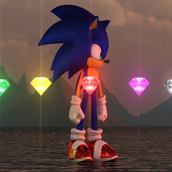 Sonic the Hedgehog 2024 Calendar Etsy