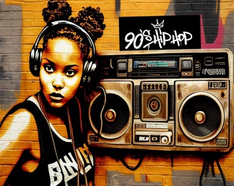 90s Women of Hip Hop wall calendar 2024