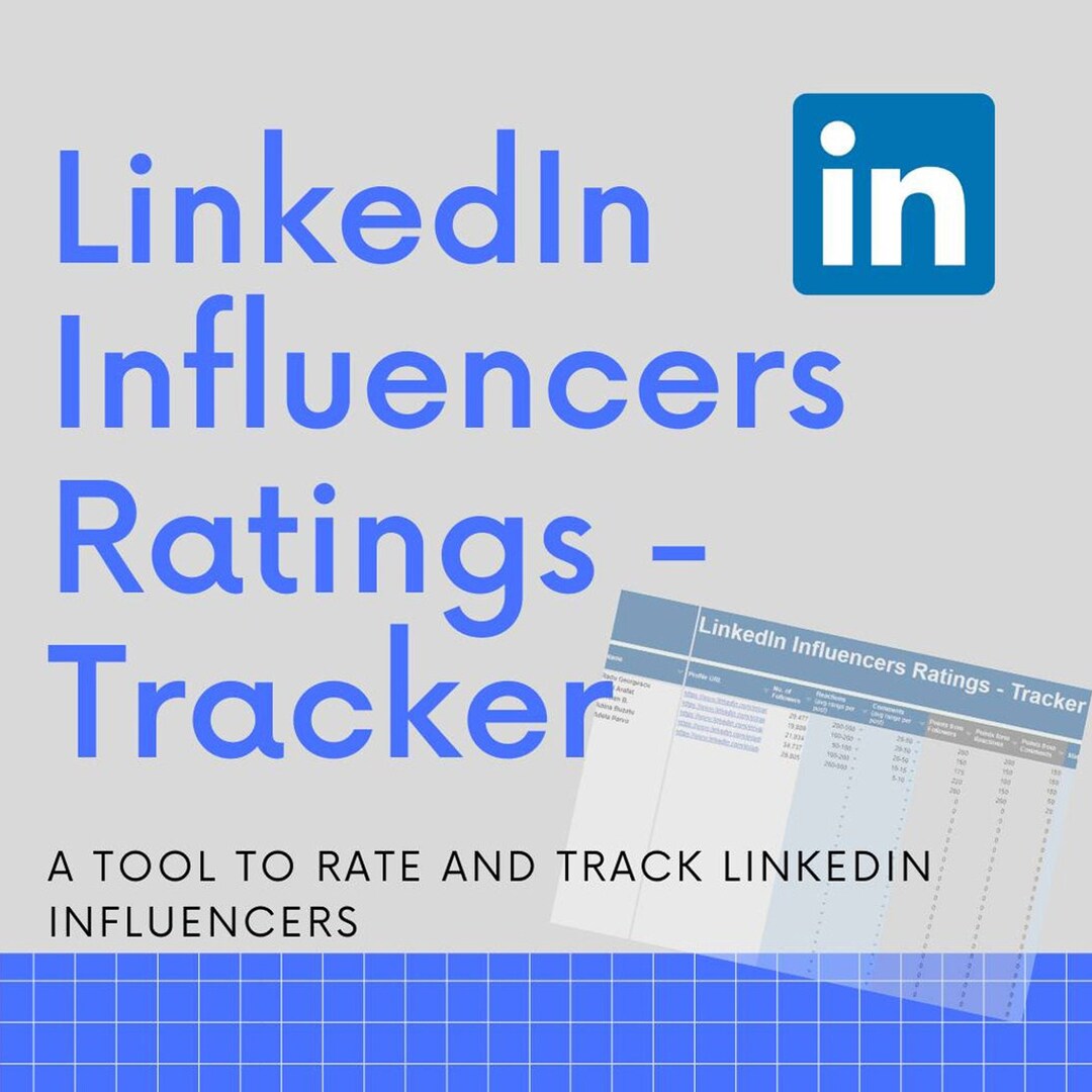 Linkedin Profile Tracker - Automatic Influencers Ratings | Tool for ...