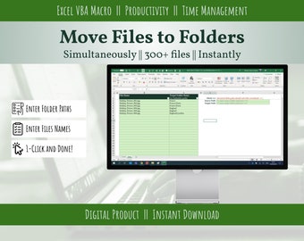 Automatic Document Management | Arrange Files into Folders, with Excel Macro