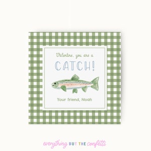 Fishing Valentines Card Printable -  UK
