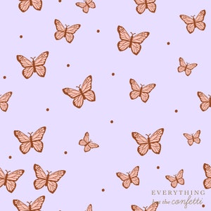 Conception de motifs sans couture Papillons, Conception de motifs bohème hippie, Motif fantaisiste, Motifs répétés, Motifs répétés de papillons, Motifs