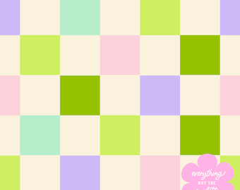 Checkered Seamless Pattern Design, Spring Check Seamless Pattern, Modern Pastels Checkered Repeat Pattern, Summer Surface Pattern Design
