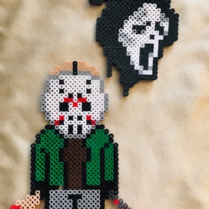 Perler Beads - Glow-in-the-Dark Boo - Scared and Scary by Sophia S.