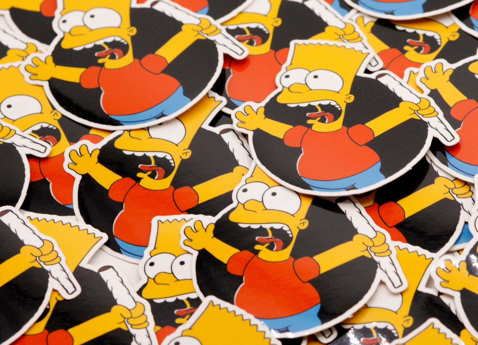 Bart Simpson Blunt Sticker Stoner Gifts Weed Sticker | Etsy