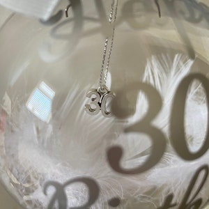 Birthday Personalised 16th 18th 21st 30th 40th 50th 60th Birthday Bauble Gift Hanging Number Charm inside image 4