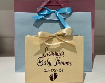 Baby Shower Gift Bag Favour Bags Baby Shower Personalised Gift present Bag Smal Medium Large Mummy To Be Gift