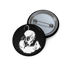 Nosferatu Batcavanian Pin Buttons, gothic, goth, vampire, horror, dracula, victorian, Bram Stoker