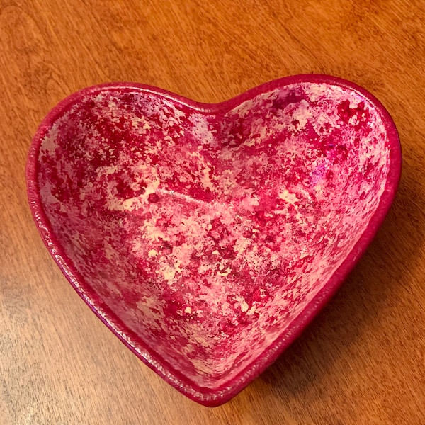 Ceramic Heart Bowl Etsy Canada