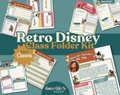 Disney Meet the Teacher & Class Folder Kit