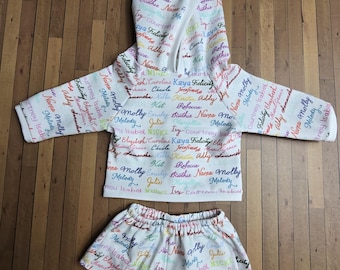 Conjunto de sudadera histórica para muñecas de 18 pulgadas.