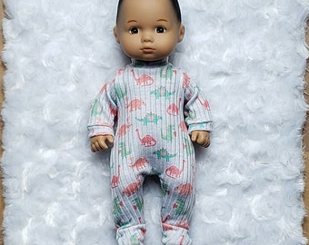 Caring for Baby Dino Heart Sleeper Set for 8 inch Dolls