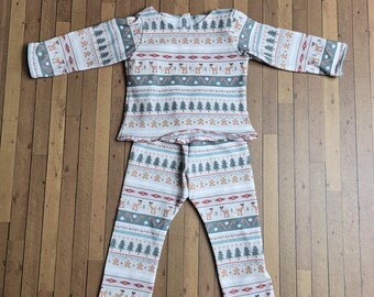 Conjunto Fair Isle para muñecas de 18 pulgadas