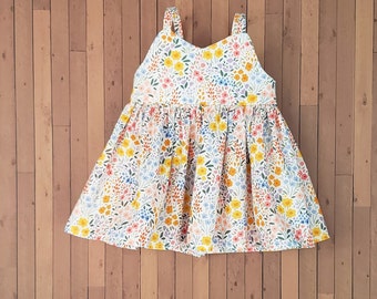 Mixed Floral Sundress for 18 Inch Dolls