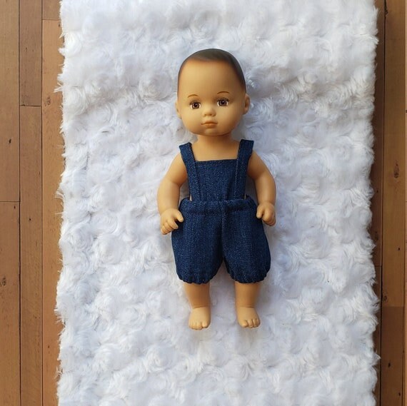 Caring for Baby Denim Strampler für 8 inch Dolls