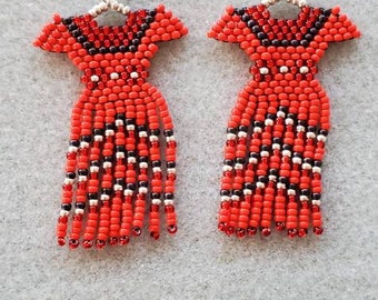 MMIWG red dress earrings