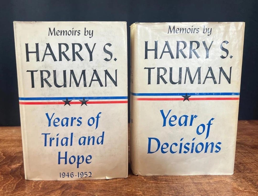 Memoirs by Harry S Truman Volume I & II Doubleday