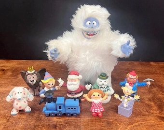 Vintage Y2K Rudolph the Red Nose Reindeer Land of Misfit Toys Lot of 9