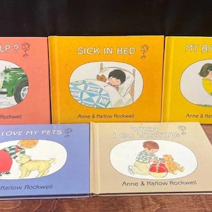 Vintage Weekly Reader Anne & Halow Rockwell HC Books Lot of 5