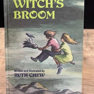 Witch&#39;s Broom by Ruth Chew - 1977 Vintage Halloween Children Book