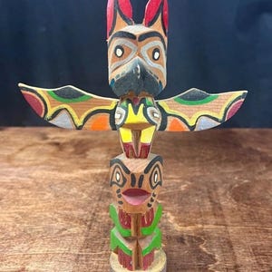 Totem pole souvenir - Etsy 日本